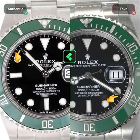 rolex real vs fake watch crowns|aaa rolex vs real.